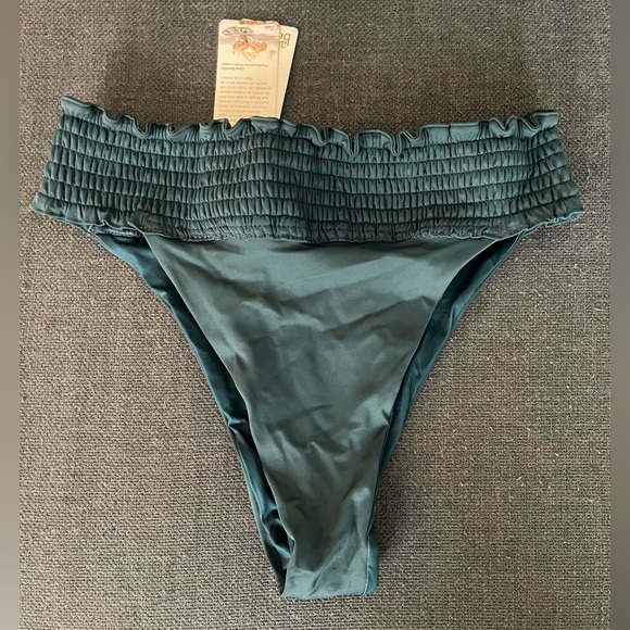 Agua Bendita Tessa Bikini Bottom in Blue/Green Size XL (Brand New, Never Worn) - Picture 5 of 11